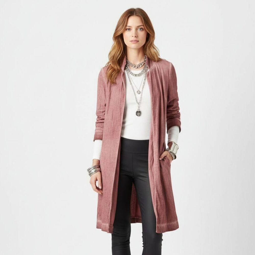 Thieves Like Us Long Sleeve Open Front Cardigan Sweater M